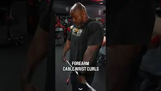 FOREARM CABLE WRIST CURLS MTOWNMONSTA.COM #wristcurls #forearms #arms #cablemachine #grip #training