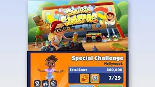 Special Challenge Hollywood stage 1 complete_Subway Surf