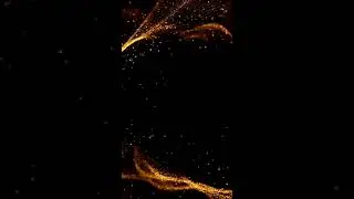 Golden Glitter sparkling background video | golden particles background hd | Royalty Free Footage