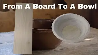How To Make A Bowl From A Flat Board On The Scroll Saw