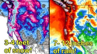 Major Pattern Change to Bring Frequent Heavy Snow and Heavy Rain for the Next Couple of Weeks!