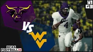 NCAA Football 14 Minnesota State Mavericks Dynasty- Year 1 Game 3 at #22 West Virginia Mountaineers