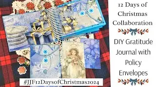 12 Days of Christmas: DIY Gratitude Journal with Policy Envelopes #JJF12DaysofChristmas2024