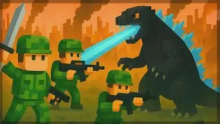 What Happens When Humans Battle the Biggest Monster in WorldBox?