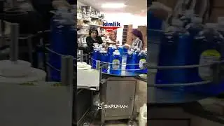 FACHMANN SERİES FLOWMETER LİQUİD FİLLİNG MACHİNE / 8 Nozzle / Filling Capping Labelling #3S #Saruhan