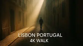 4K Lisbon City Walk &ndash; Relaxing European Atmosphere & Natural Soundscape