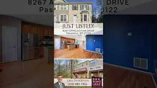 Just Listed! 8267 Appalachian Drive, Pasadena, MD 21122