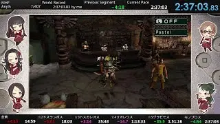 【RTA】初代モンスターハンターポータブル Monster Hunter Freedom any% 2:37:03.83(WR)