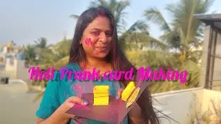 Holi special pop-up card craft ideas|| Holi Prank card || DIY Handmade paper craft