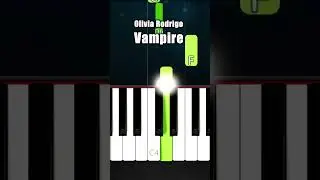 Olivia Rodrigo - vampire - EASY Piano Tutorial