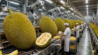 Inside a Modern Jackfruit Chips Factory From Fresh Jackfruits to Crunchy Golden Snacks -Full Process