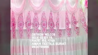 Celing parda back stage screen shyaminaya cloth readymade manufacture wholesaler surat 9924799905