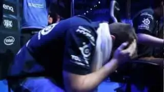 Ocelote is crying after losing at IEM Katowice against Fnatic