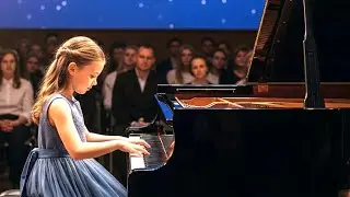 6-year-old Girl performs Am&eacute;lie Poulain on the piano &ndash; Prodiges 2nd Semi-Final...