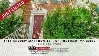 6414 Andrew Matthew Terrace, Springfield, VA 22150 The Reynolds Team (571) 946-6900