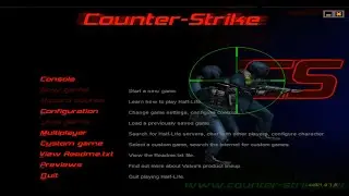 Геймплей H &lambda; L F - L I F E: Counter-Strike Beta 5.2 с PODBot 2.5 (10 января 2000)