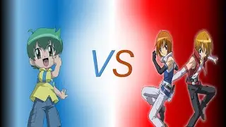Beyblade Metal Fight! Flame Sagittario VS Evil Gemios!!