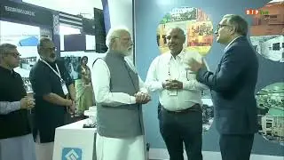 @DainikVeerArjunVisuals from PMvisit to the Exhibition at SemiconIndia 2023 in GandhinagarGujarat.