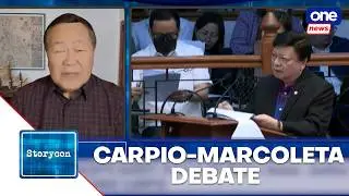 Carpio reacts to Marcoleta&rsquo;s statement pronouncing him guilty of treason | Storycon