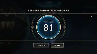 How to top 100 Alistar and climb master. Season 10 wild rift.