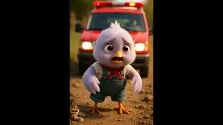 Brave Baby Chick Rescues Injured Kitten
