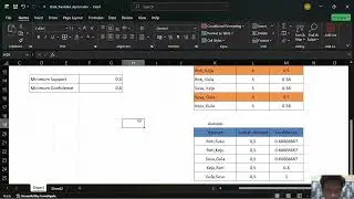 Metode Asosiasi Data mining menggunakan Excel dan Rapid Miner