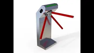 Economical LED semi-auto tripod turnstile TT-E01