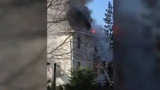 Video of house fire in Red Bank