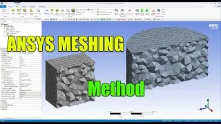 ✅ Ansys Meshing Tutorial 02 - Mesh Method - Ansys 2020 R1