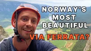 I did this CRAZY beautiful Via Ferrata in Norway!