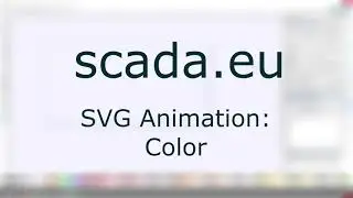 SVG animation setup in the Ecava Integraxor SCADA