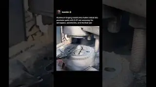 How Molten Aluminum Becomes Precision Parts with 0.01 mm Accuracy ⚒️ #shorts