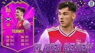 86 FUTURE STARS KIERAN TIERNEY PLAYER REVIEW! - IS HE WORTH THE SBC UNLOCK? - FIFA 20 ULTIMATE TEAM