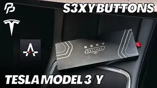 Улучшенные кнопки и пульт управления S3XY | Самостоятельная установка на Tesla Model 3/Y 2021+ **...