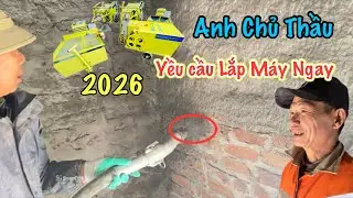 2026 Sóc Sơn Bơm vữa kiểu này bảo sao công trình hoàn thành nhanh gọn, Lắp đặt cho anh Thành Minh