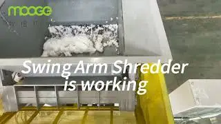 Multi-functional Shredder for PET Fiber, Waste Cloth