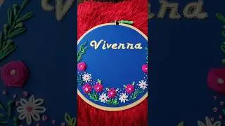 #handembroidery #hoopembroidery #vivenna #beautiful