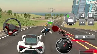 Realistic Police Simulator 👮&zwj;♂️ | Dangerous Mission Gameplay | Police Roadblock Scene 🚧 | Intense 