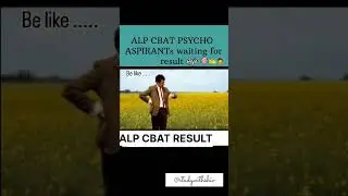 RRB ALP PSYCHO RESULT #rrb #alp #PSYCHORESULT2024 #shorts #locopilot #cbat #result