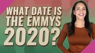 What date is the Emmys 2020?