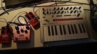 Thom Yorke - Black Swan on Korg Monologue w/ Lyrics