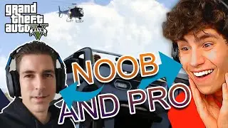 Eerste keer GTA online !!! PRO neemt NOOB mee op sleeptouw @AlexKlein1