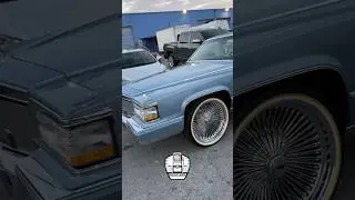 Cadillac Fleetwood on Spokes and vogues #fiveonpumpseven