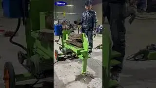 Electrical Hydraulic Manual Fast Log Splitter Wood Cutting Machine