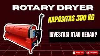 STOP JEMUR HASIL PANEN DIJALAN! MESIN ROTARY DRYER INI BISA KERINGKAN PANEN SECARA OTOMATIS!