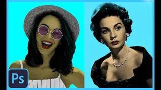 How to Make a Pop Art Portrait from a Photo ! Photoshop Tutorial !