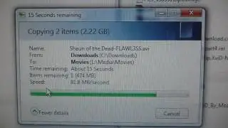How Fast is eSATA? Test Transfer