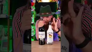 I put Malibu Rum and Absinthe into a shot