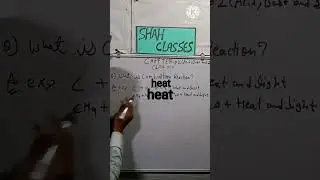 what is combustion reaction.  class 10 science. #shorts #science