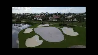 2021 Sailfish Point Golf Club Renovation Holes 16 and 17 Grassing Phase.